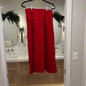OGL Vibrant Red Maxi Skirt